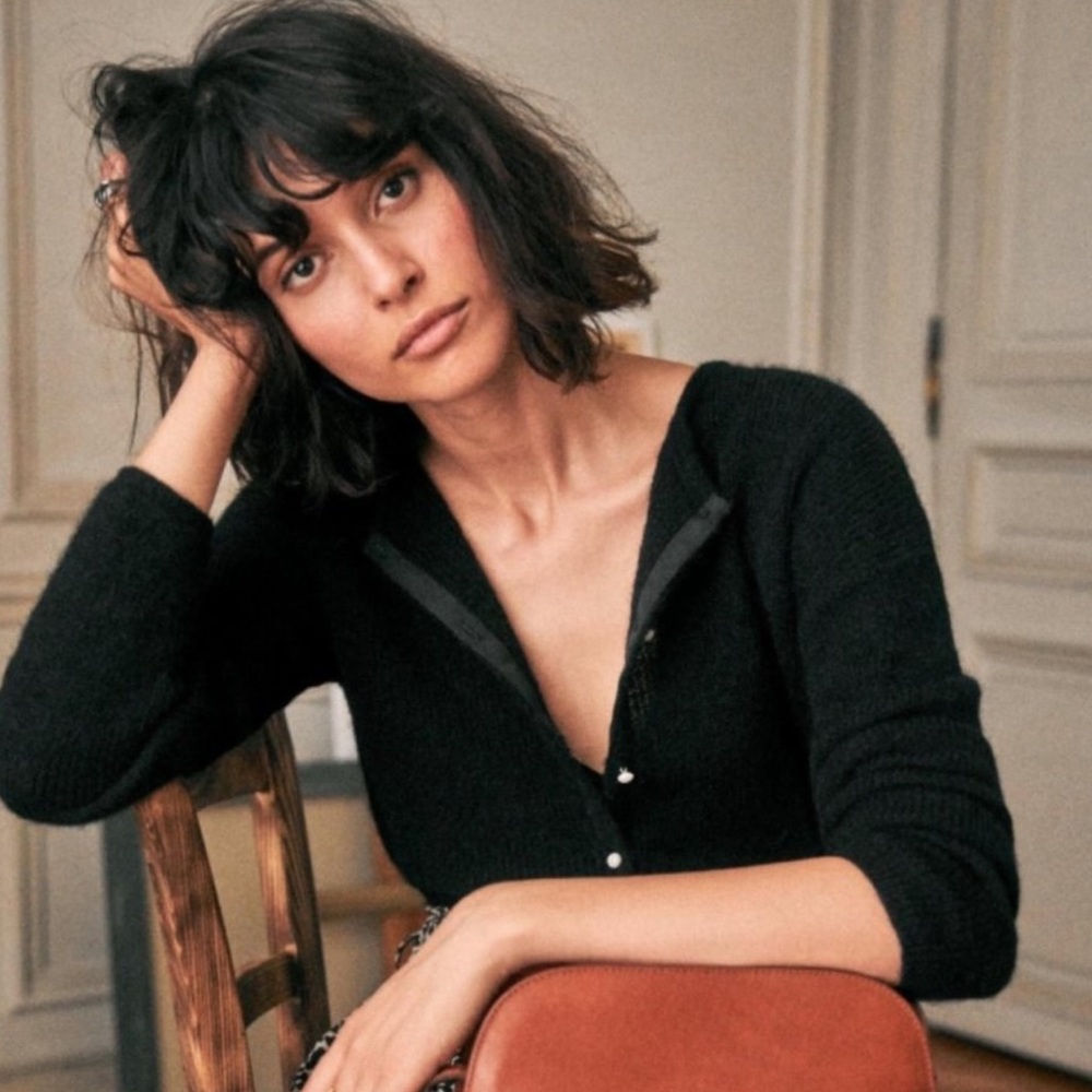 Sezane Gaspard Jumper - Black
